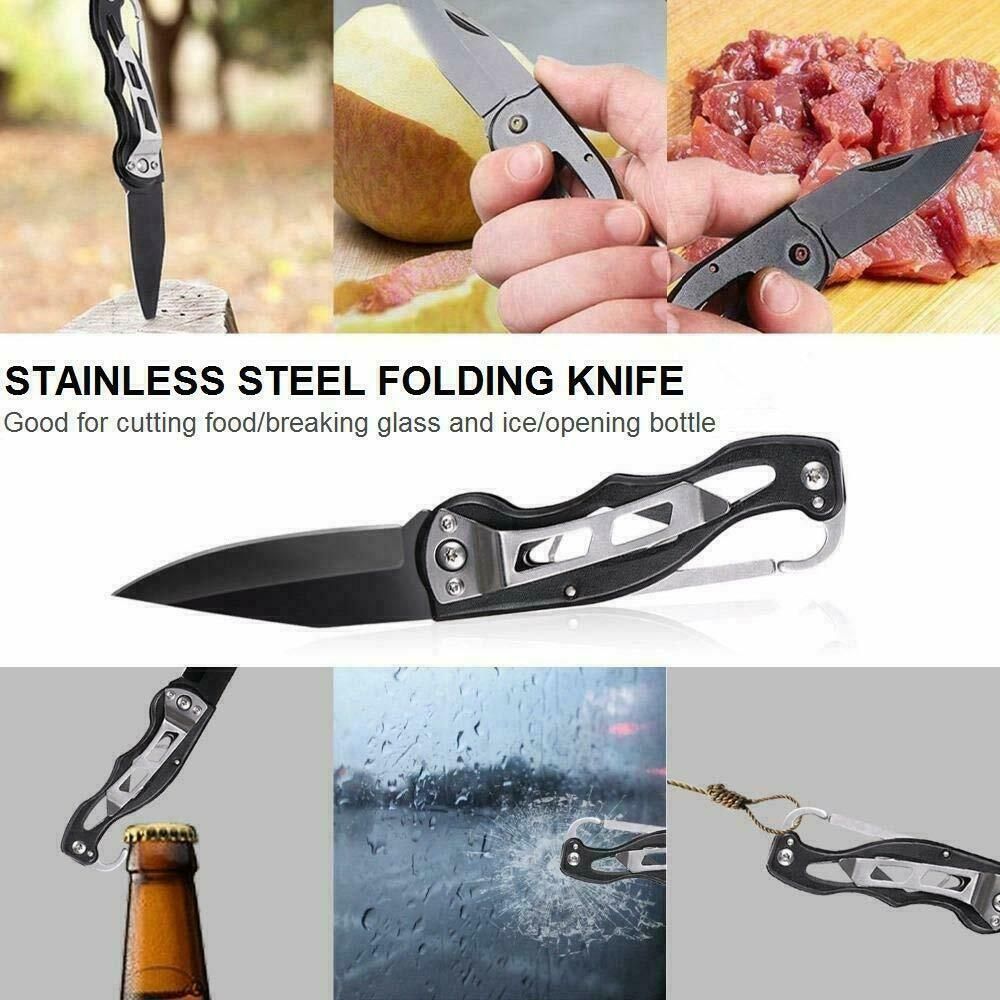 14 in 1 Outdoor Emergency Survival Gear Kit Camping Tactical Tools SOS EDC Case - Discount Msrp 