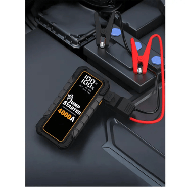 20000mAh 12V Car Battery Jump Starter 4000 Peak Amp USB Fast Charging LED Light 3.54*1.8*7.84 in - Discount Msrp 