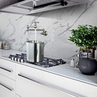 Folding faucet Pot Filler Faucet Wall Mount RT - Discount Msrp 