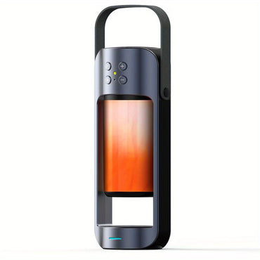 Portable Wireless Flame LED Speaker With Wireless Charger; Speaker With 10 Hours Working Time; 10W Speaker BT 4.2 Version; Mega Bass Sound Quality For Indoor And Outdoor - Discount Msrp 