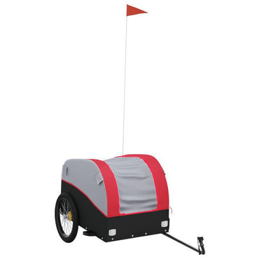 Bike Trailer Black and Red 99.2 lb Iron - Discount Msrp 