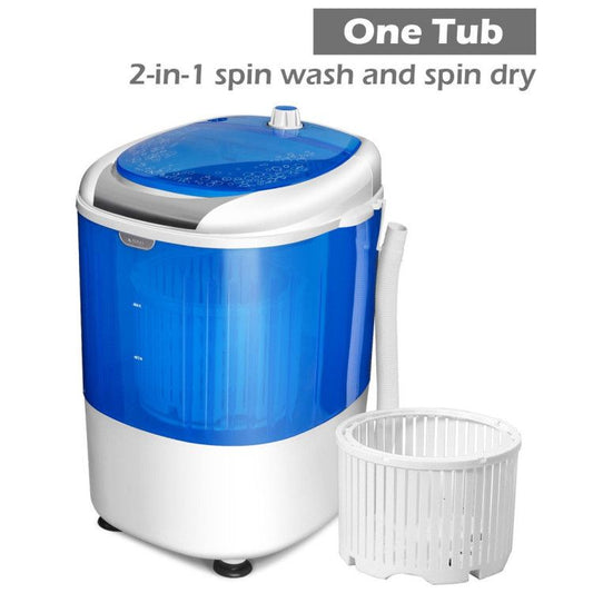 5.5 lbs Portable Semi Auto Washing Machine for Small Space - Discount Msrp 