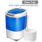 5.5 lbs Portable Semi Auto Washing Machine for Small Space - Discount Msrp 