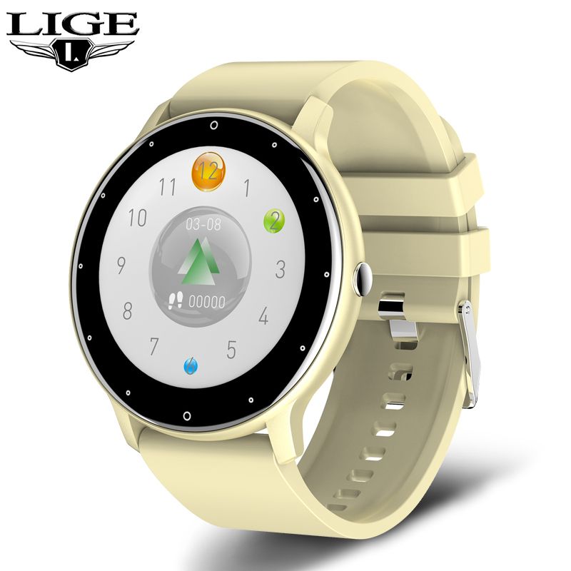 New Smart Watch Men Full Touch Screen Sport Fitness Watch IP67 Waterproof Bluetooth For Android ios smartwatch Men+box - Discount Msrp 