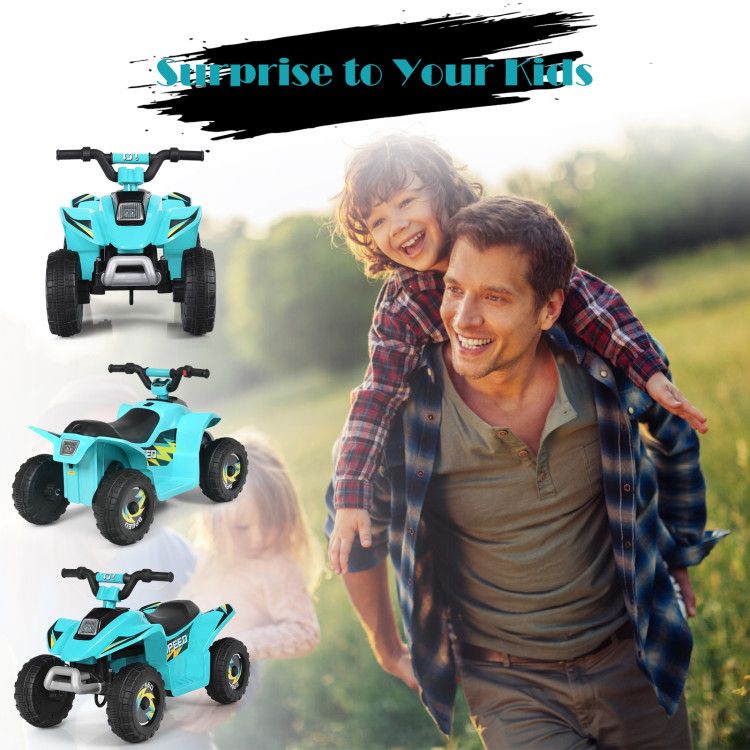 6V Kids Electric ATV 4 Wheels Ride-On Toy - Discount Msrp 