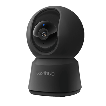 Laxihub 5MP Wi-Fi Surveillance Camera Baby Monitor 360° Indoor Home Black Security PT Camera 2K+ Night Vision Wi-Fi Cam For Pet Nanny P2F Without TF/SD Card - Discount Msrp 