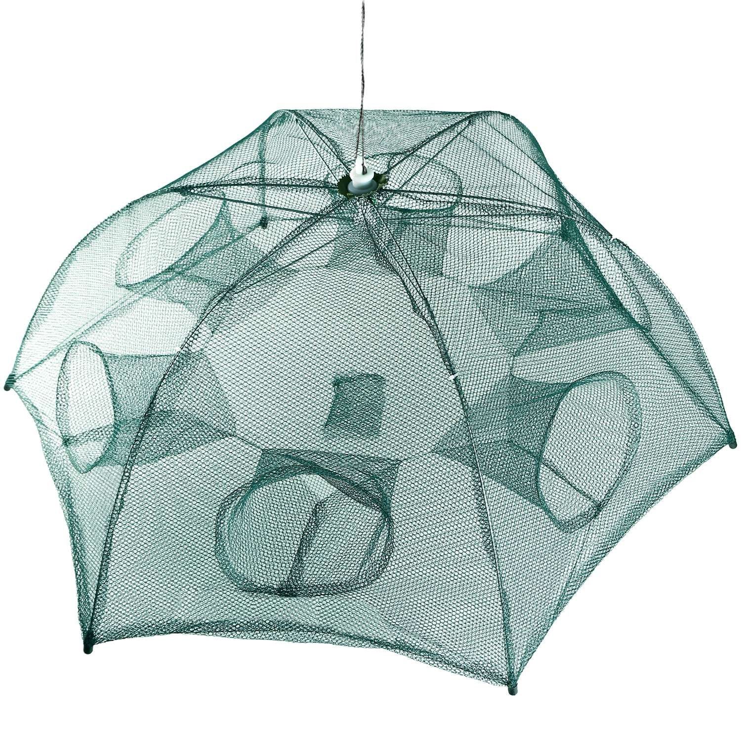 Fishing Trap Net Portable Folded Fishing Bait Trap Shrimp Minnow Crab Bait Net - Discount Msrp 