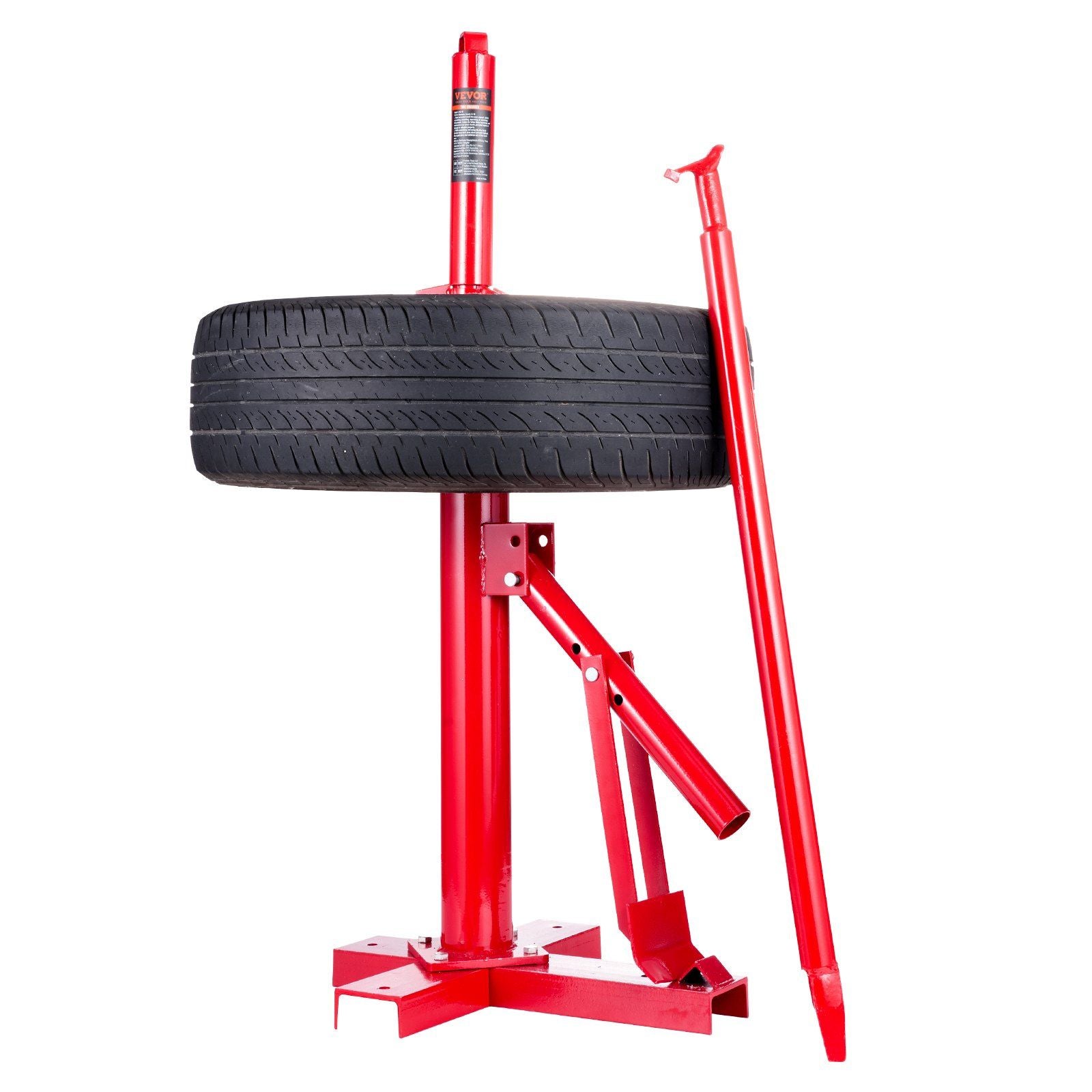 VEVOR Manual Tire Changer, Portable Hand Bead Breaker Mounting Tool for 203 - 406 mm Tires, Compatible with Car Truck Trailer, Tire Mounting Machine for Home Garage Small Auto Shop - Discount Msrp 