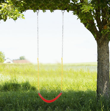 Heavy Duty Swing Seat Set Accessories Replacement Swings Slides Gyms Outdoor Red - Discount Msrp 