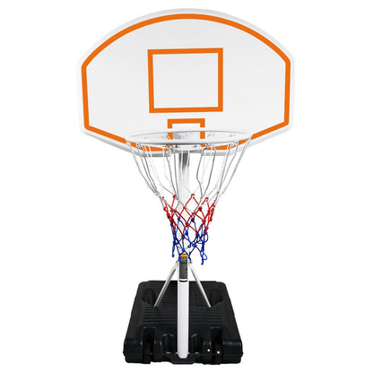 Poolside Basketball Hoop Portable Swimming Pool Basketball System Height Adjustable 3.1ft-4.7ft with 36" Backboard for Indoor Outdoor Use Orange - Discount Msrp 