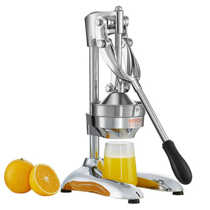 VEVOR Citrus Juice Press, Hand Press Orange Juicer Press, Commercial Grade Manual Citrus Juicer Lemon Squeezer, Easy-to-Clean Fruit Press Juicer for Lemon Pomegranate Orange Juice - Discount Msrp 