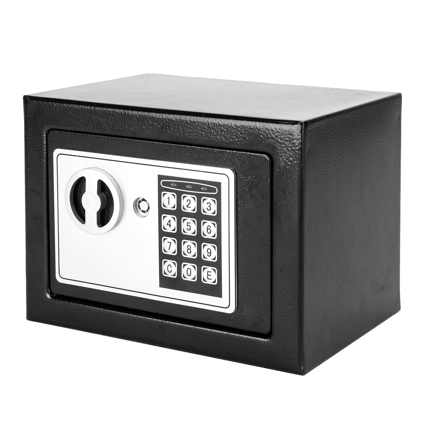 17E Home Use Electronic Password Steel Plate Safe Box Black - Discount Msrp 