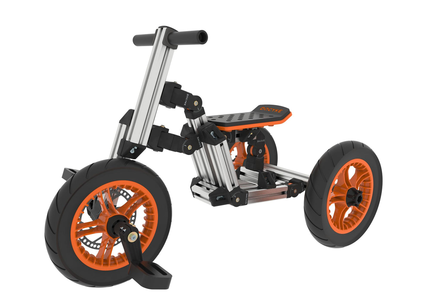 KidRock Buildable Kit 20 in 1 Kids Go Kart Set, Suitable for 1 to 8 Years Old, Two Wheel Bike, Three Wheel Bike, Go Kart, Sit/Stand Scooter, etc. Most Popular L Kit (Non Electric) - Discount Msrp 