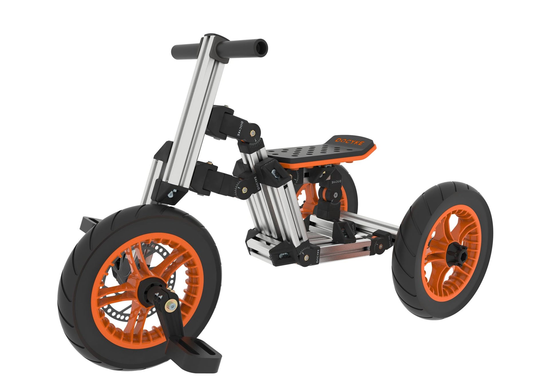 KidRock Buildable Kit 20 in 1 Kids Go Kart Set, Suitable for 1 to 8 Years Old, Two Wheel Bike, Three Wheel Bike, Go Kart, Sit/Stand Scooter, etc. Most Popular L Kit (Non Electric) - Discount Msrp 