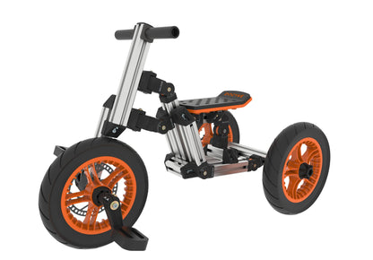 KidRock Buildable Kit 20 in 1 Kids Go Kart Set, Suitable for 1 to 8 Years Old, Two Wheel Bike, Three Wheel Bike, Go Kart, Sit/Stand Scooter, etc. Most Popular L Kit (Non Electric) - Discount Msrp 