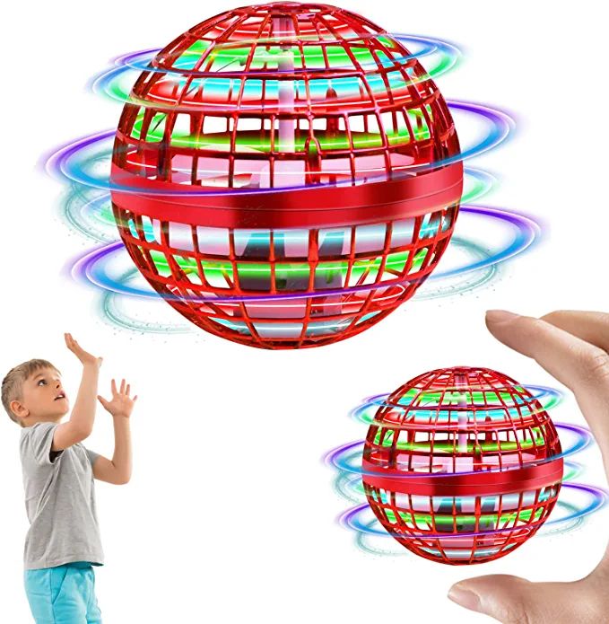Flying Ball Toys; Hover Orb; 2022 Magic Controller Mini Drone; Boomerang Spinner 360 Rotating Spinning UFO Safe for Kids Adults - Discount Msrp 