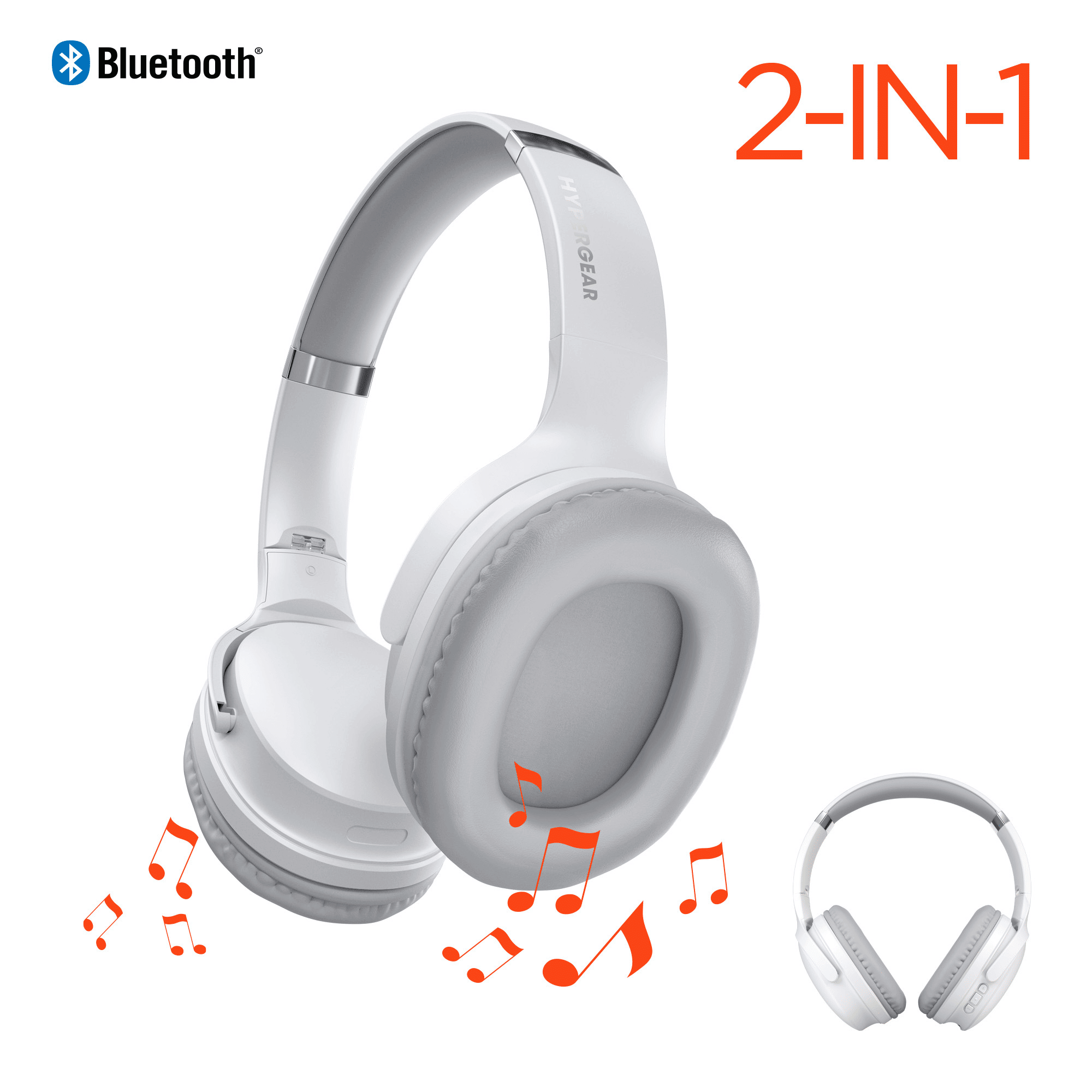 HyperGear Flip 2-in-1 Headphones Plus Speaker - Discount Msrp 