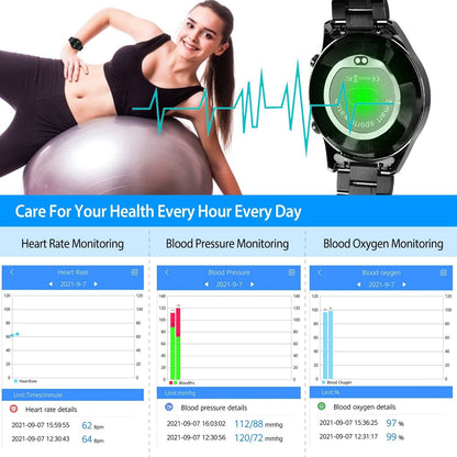 Wireless Smart Watch Fitness Tracker IP68 Waterproof Sport Bracelet - Discount Msrp 