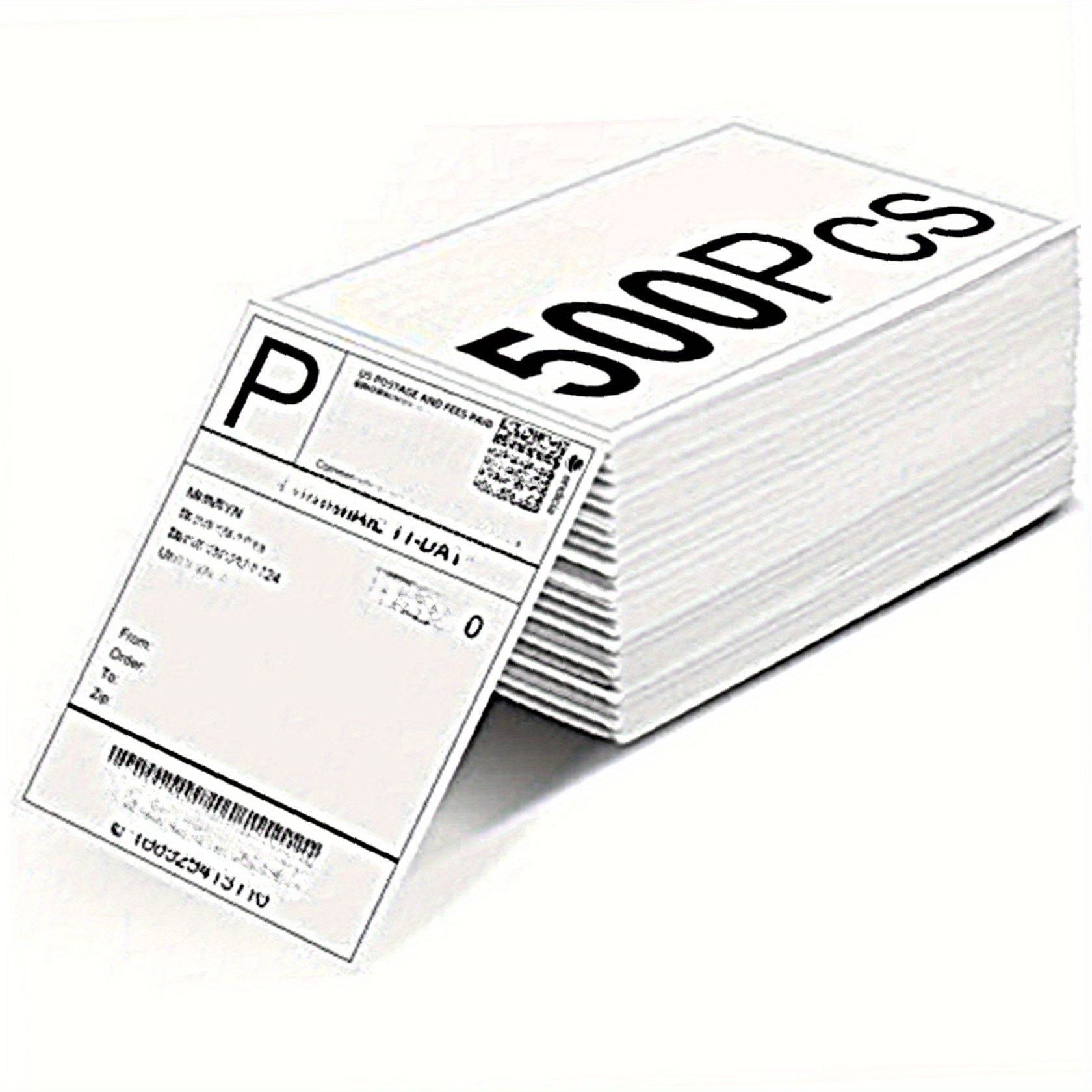 Thermal Paper 500/1000/1500 /2000/2500/3000/3500/4000 sheets of 4 ''x6' 'thermal label paper white shipping labels, used for thermal label printers, logistics labels 100x150mm - Discount Msrp 