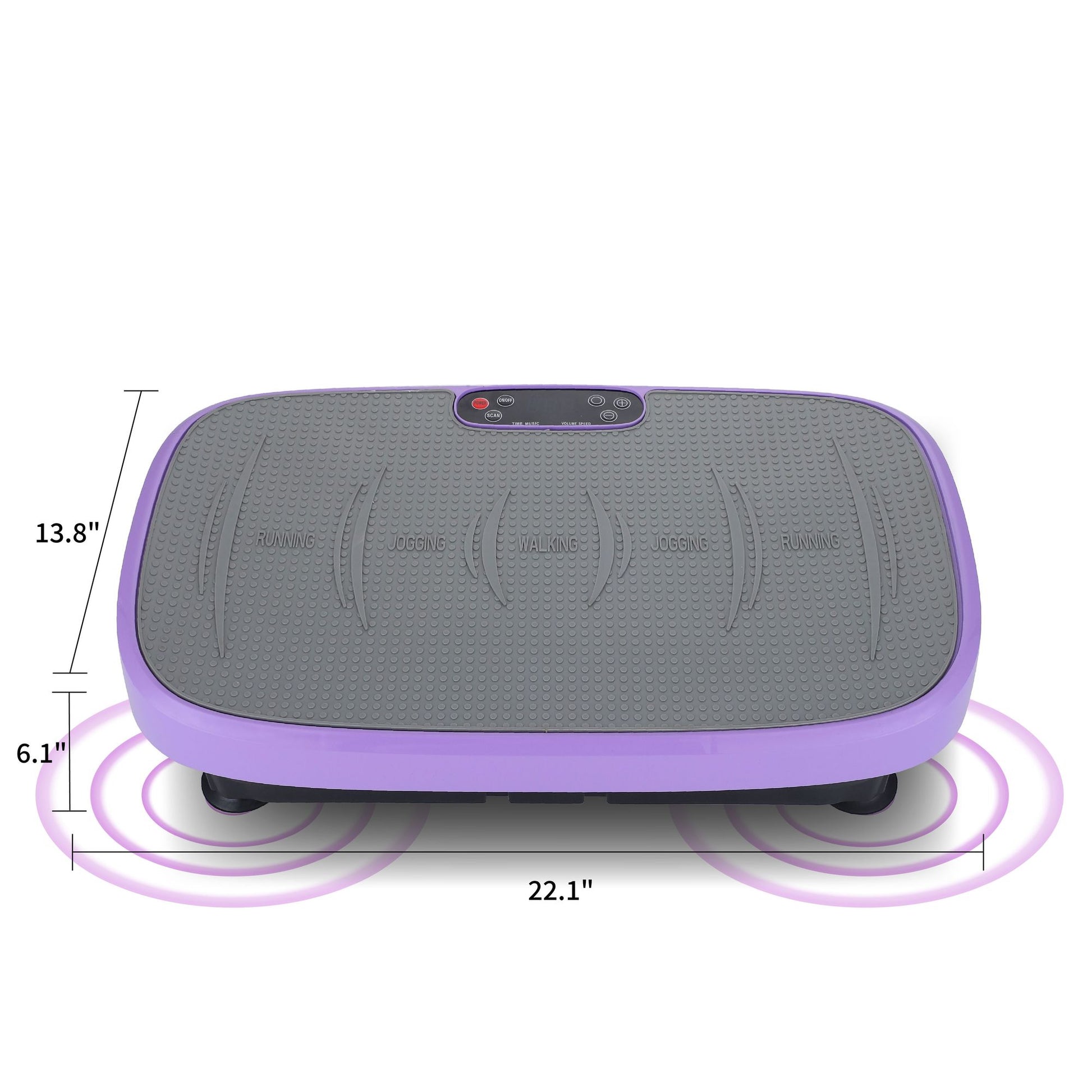 Vibration Plate Fitness Platform, Whole Body Exercise Machine for Lymphatic Drainage, Shaking Workout Board with 120 Speed Levels, Fat Burner and Weight Loss Equipment for Men and Women. - Discount Msrp 