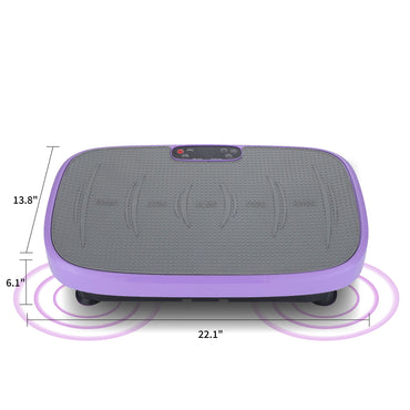 Vibration Plate Fitness Platform, Whole Body Exercise Machine for Lymphatic Drainage, Shaking Workout Board with 120 Speed Levels, Fat Burner and Weight Loss Equipment for Men and Women. - Discount Msrp 