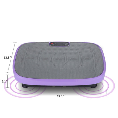 Vibration Plate Fitness Platform, Whole Body Exercise Machine for Lymphatic Drainage, Shaking Workout Board with 120 Speed Levels, Fat Burner and Weight Loss Equipment for Men and Women. - Discount Msrp 
