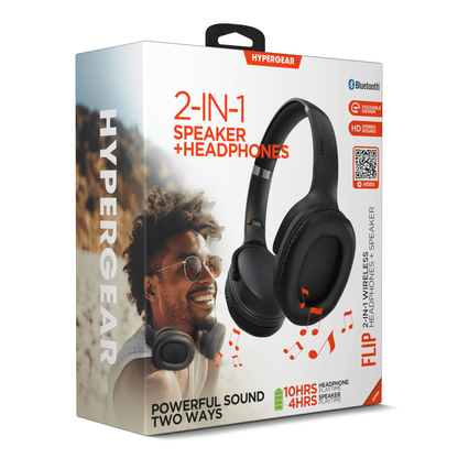 HyperGear Flip 2-in-1 Headphones Plus Speaker - Discount Msrp 