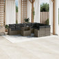 Garden Sofa Set Grey - Discount Msrp 
