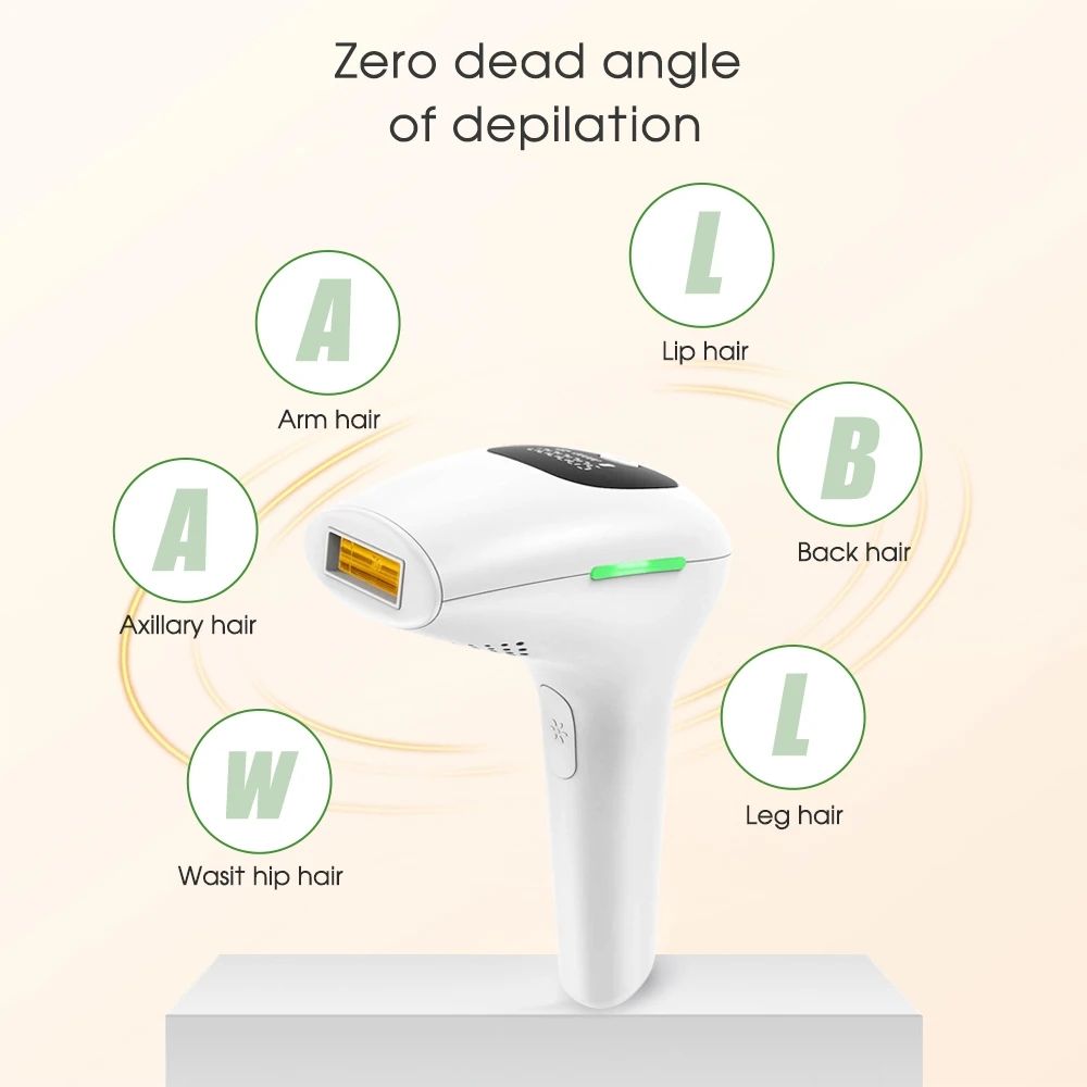 Laser Hair Removal 900,000 Flashes 5 Gears IPL Laser Epilator Hair Removal Device for Armpits Legs Arms Bikini Line LCD Display Hair Remover - Discount Msrp 