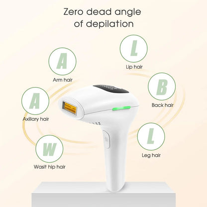 Laser Hair Removal 900,000 Flashes 5 Gears IPL Laser Epilator Hair Removal Device for Armpits Legs Arms Bikini Line LCD Display Hair Remover - Discount Msrp 