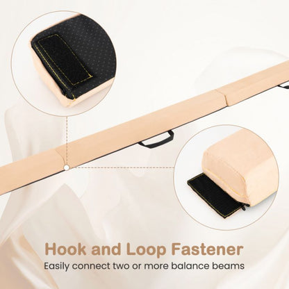 Folding Balance Beam with Removable Suede Cover - Discount Msrp 