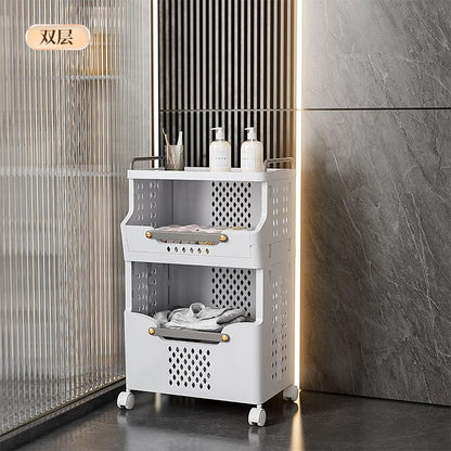 Laundry Basket Bathroom Foldable Dirty Clothes Storage Basket Wall Hanging Shelf - Discount Msrp 