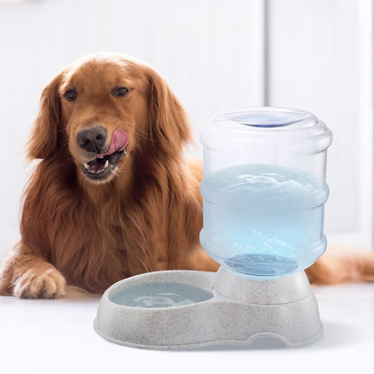 3.5L/1Gal Pet Water Dispenser Self-Dispensing Gravity Pets Water Feeder Automatic Pet Waterer Cat Dog - Discount Msrp 