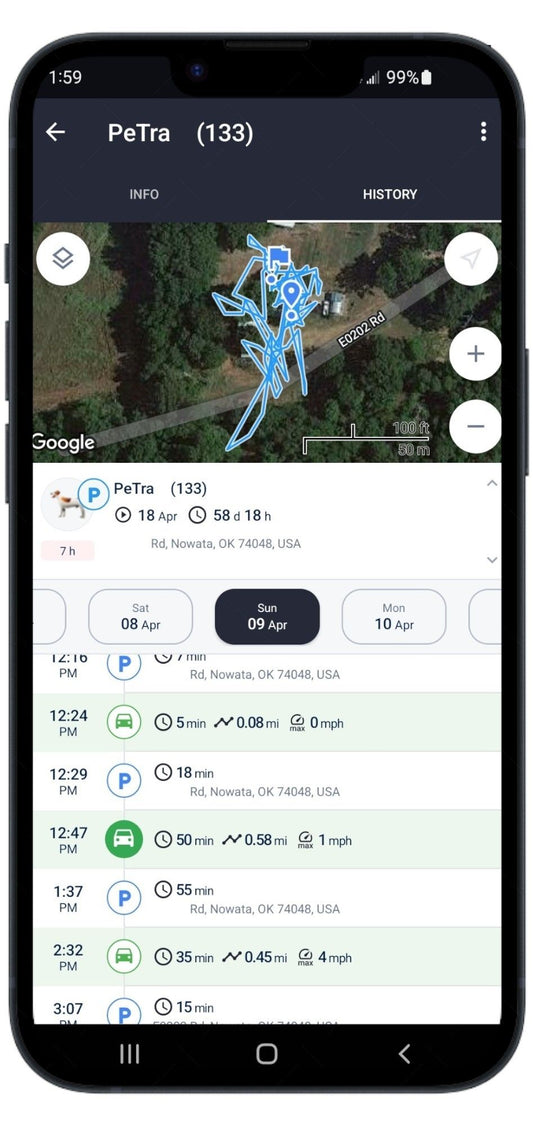 Pet Realtime Surveillance w/ Pet Tracker GPS Tracking Chip for Dogs + App Size:M - Discount Msrp 