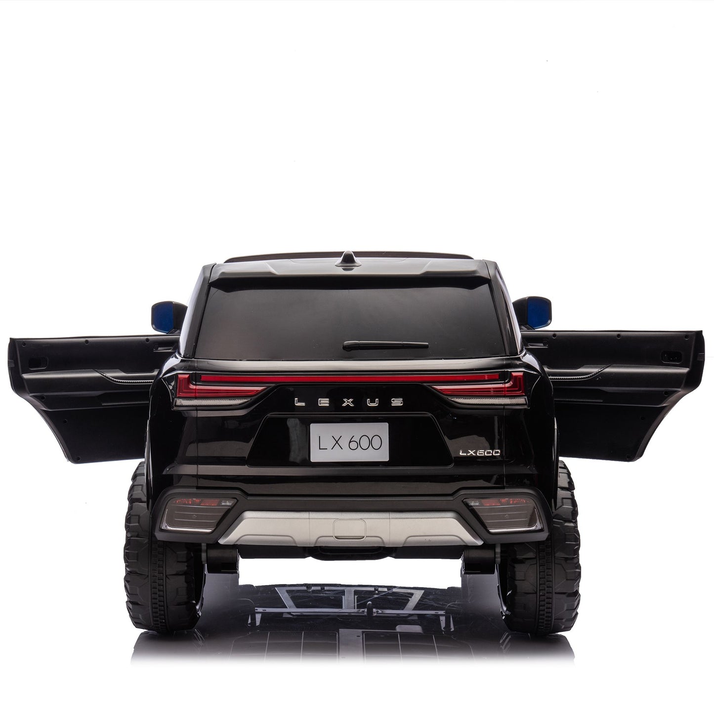Licensed LEXUS LX600 24V Two-seater XXL Kids Ride On Car W/Parents Control,Seat width 20 inches,2WD,Four-wheel suspension,Bluetooth,MP3,Music,Power display,Speeds 1.86-3.11MPH For Kids. - Discount Msrp 