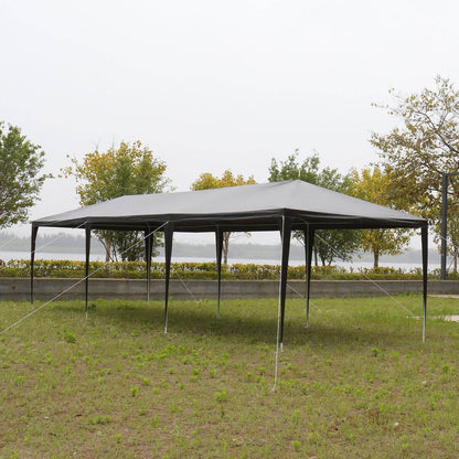 1 Set of 10'x30' Party Tent Canopy for Outdoor Weddings, Heavy-Duty Waterproof Event Shelter with Removable Sidewalls, Ideal for Parties, Booths, and Gatherings. - Discount Msrp 
