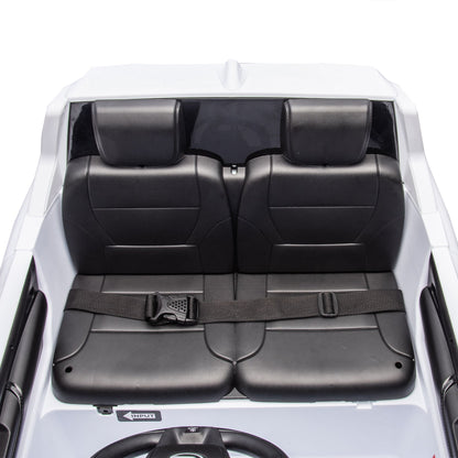 Licensed LEXUS LX600 24V Two-seater XXL Kids Ride On Car W/Parents Control,Seat width 20 inches,2WD,Four-wheel suspension,Bluetooth,MP3,Music,Power display,Speeds 1.86-3.11MPH For Kids. - Discount Msrp 