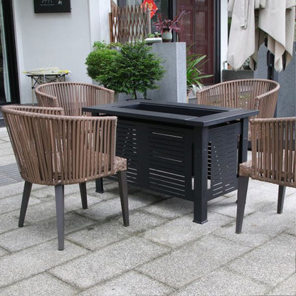 fire pit multifunctional chinese hibachi cooking tea bbq grill patio grill stove table outdoor furniture heating patio - Discount Msrp 