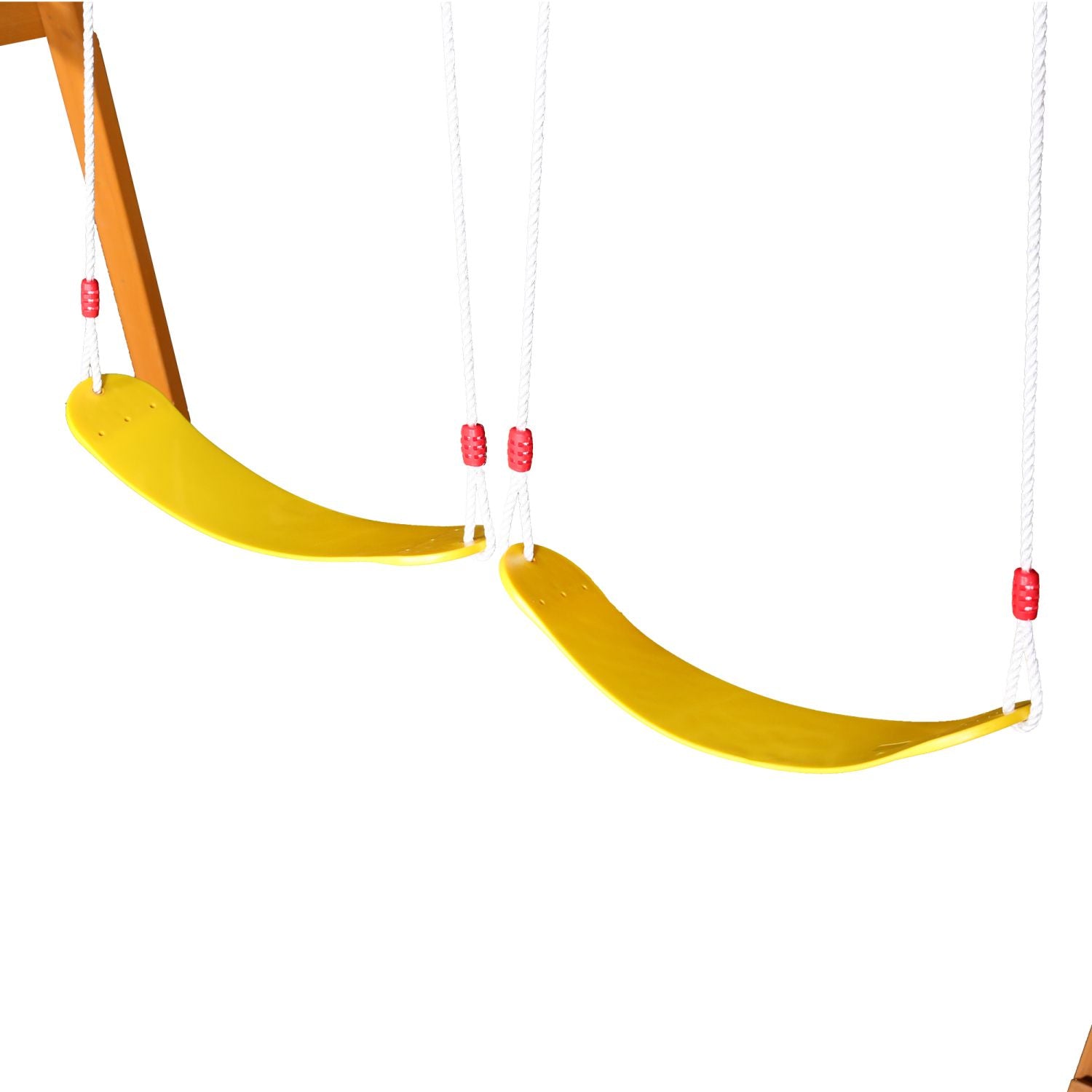 Wooden Outdoor Swing Set 3 in 1 Swing Set outdoor Children's Playset with Slide , 2 Swings and Climber for Garden, Backyard and Playground, Blue - Discount Msrp 