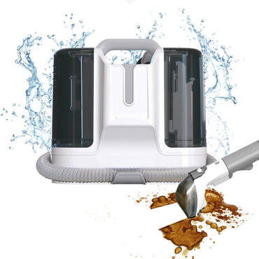 Carpet Cleaner Machine, Upholstery Portable StainRemover, Ordor & Stain & Spot Removr, Perfect for Pet Hair, Carpet, Area Rugs, Car and Coches, Strong Suction, White - Discount Msrp 