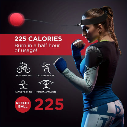 3pcs Boxing Reflex Ball Set - Improve Reaction Speed & Hand-Eye Coordination - Perfect Training Equipment for Home Boxing - Discount Msrp 