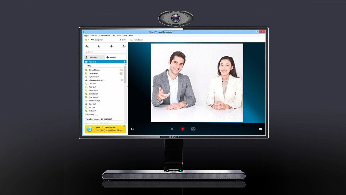 HD 1080P Webcam Noise Reducing Microphone Widescreen Rii RC100 USB Computer Desktop Camera for Video Calling Streaming Recording Conferencing Gaming 360° Rotat Low-Light Correction - Discount Msrp 