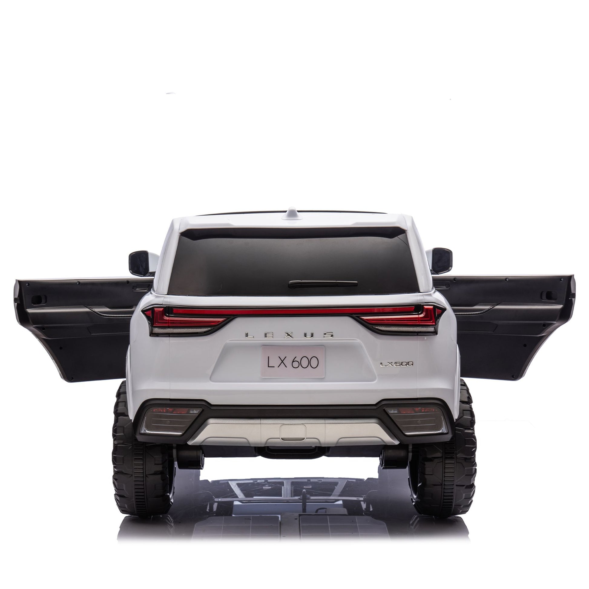 Licensed LEXUS LX600 24V Two-seater XXL Kids Ride On Car W/Parents Control,Seat width 20 inches,2WD,Four-wheel suspension,Bluetooth,MP3,Music,Power display,Speeds 1.86-3.11MPH For Kids. - Discount Msrp 