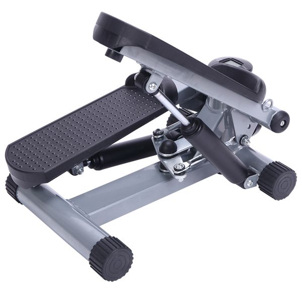 S025 Aerobic Fitness Step Air Stair Climber Stepper Exercise Machine New Equipment Silver - Discount Msrp 