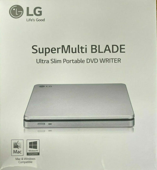 LG Super Multi Blade Ultra Slim Portable DVD Writer AP70NS50; 8x Portable DVD Rewriter with M-DISC™ - Discount Msrp 