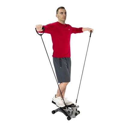 S025 Aerobic Fitness Step Air Stair Climber Stepper Exercise Machine New Equipment Silver - Discount Msrp 