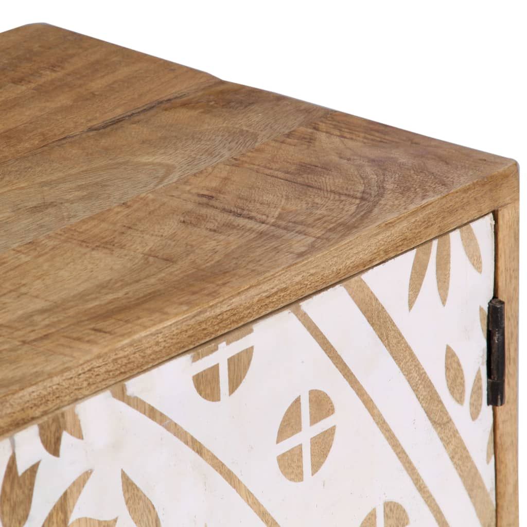 TV Stand 55.1"x11.8"x15.7" Solid Wood Mango - Discount Msrp 