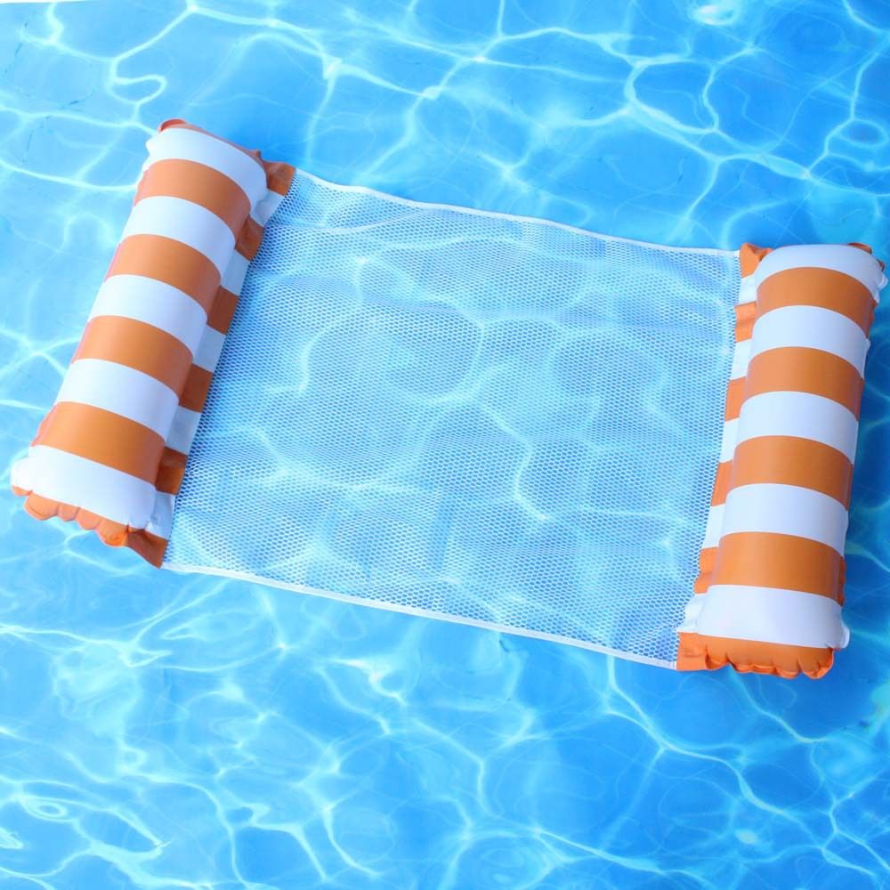 2pcs Swimming Water Pool Floats Hammock; Adults for Size Water Hammock Lounger; Multi-Purpose 4-in-1 Swimming Water Floating Rafts - Discount Msrp 