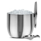Extra Large Ice Bucket with Lid and Ice Scoop, Steel - Discount Msrp 