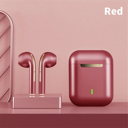 Wireless Earphone Noise Cancelling Headset Bluetooth HD Business Headphone Stereo In-Ear Handsfree Earbuds - Discount Msrp 